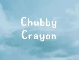 Chubby Crayon font