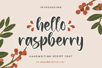 Hello Raspberry Demo font