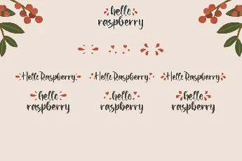 Hello Raspberry Demo font