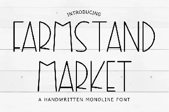 Farmstand Market font