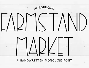 Farmstand Market font