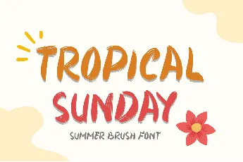 Tropical Sunday font