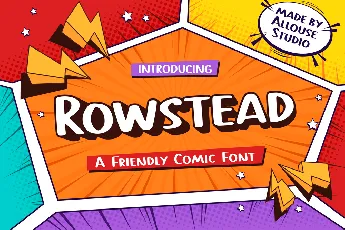 Rowstead font