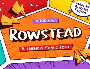 Rowstead font