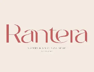 Rantera font