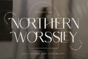 Northern Worssley Sans Serif font