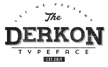 Derkon Typeface font