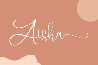 Aisha font