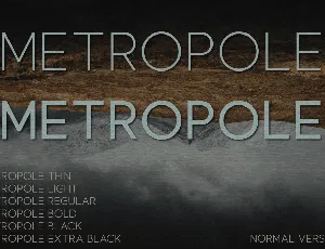 Metropole font