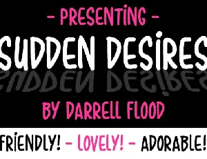 Sudden Desires Free Download font