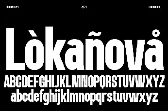 Lokanova font