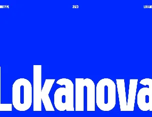 Lokanova font