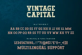 Vintage Capital font