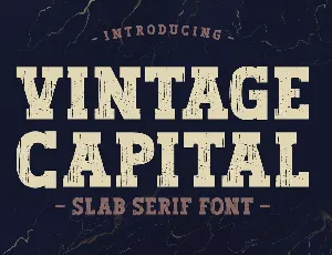 Vintage Capital font