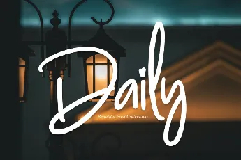 Daily Handwritten Typeface font