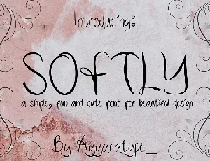 Softly font