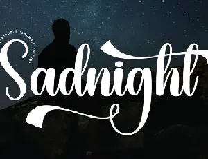 Sadnight Script font