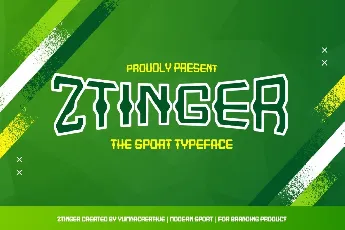 Ztinger font