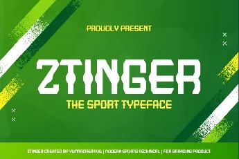 Ztinger font