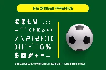 Ztinger font