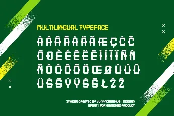 Ztinger font