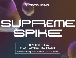 Supreme Spike font