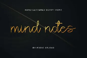 Mind Notes Demo font