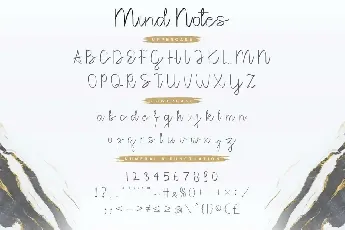 Mind Notes Demo font