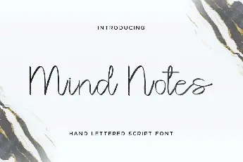 Mind Notes Demo font