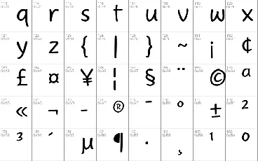 Bedua font