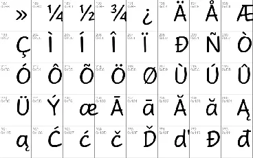 Bedua font