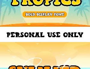 Tropics font