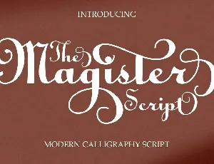 The Magister Script font