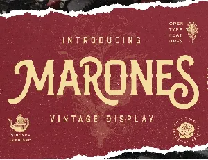 Marones font