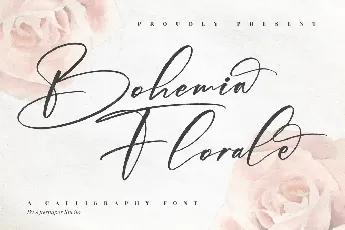 Bohemia Florale font