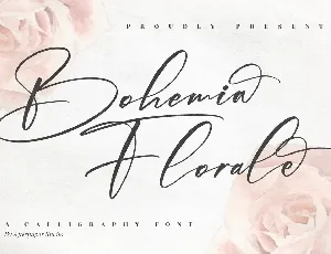 Bohemia Florale font