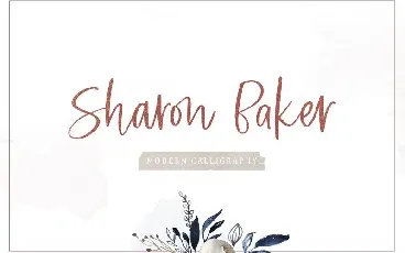 Sharon Baker Modern Script font