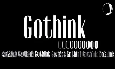 Gothink Family Free font