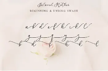 Beloved Mother font