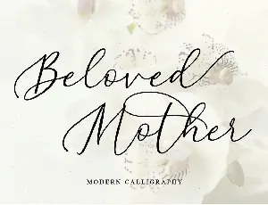 Beloved Mother font