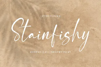 Stainfishy font