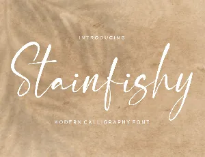 Stainfishy font