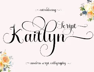 Kaitlyn Script font