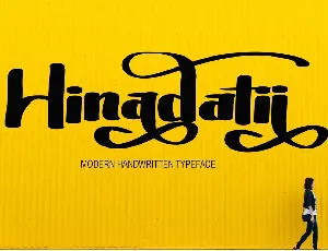 Hinadati font