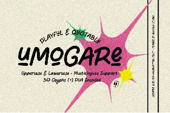 UMOGARE font