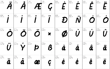 UMOGARE font