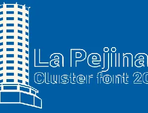 La Pejina font