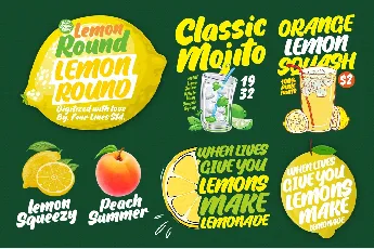 Lemon Round font