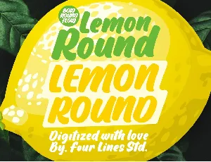 Lemon Round font