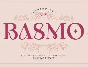 Basmo font